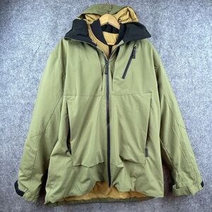 Body‎ Glove Ski Jacket Mens Extra Large Olive Gold Removable Lining Coat 3in1